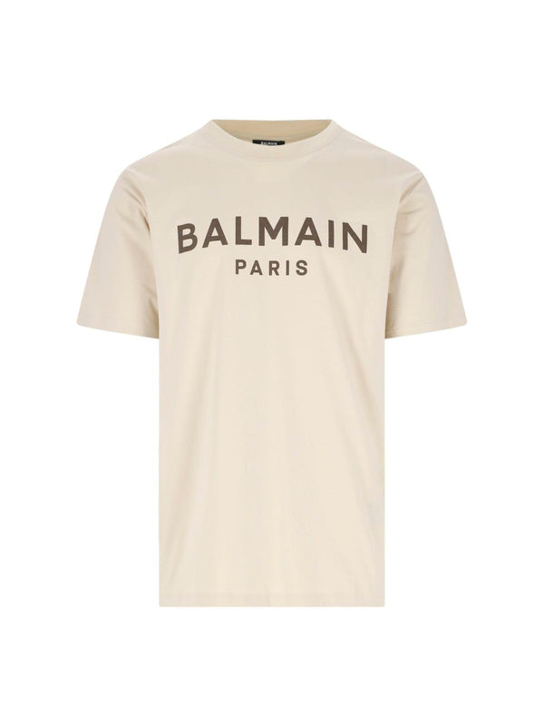 Balmain Cotton Logo T-shirt - Men - Piano Luigi