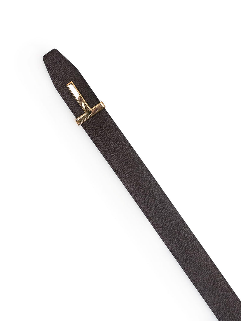 Tom Ford Leather Belt - Men - Piano Luigi