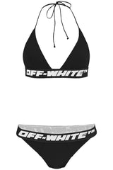 Off-White Logo Band Bikini Set - Women - Piano Luigi