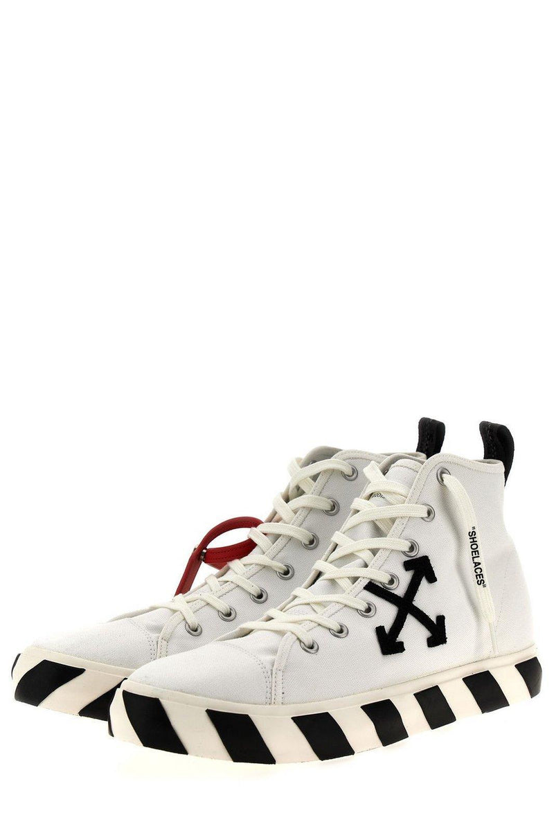 Off-White Vulcanized Lace-up Sneakers - Men - Piano Luigi