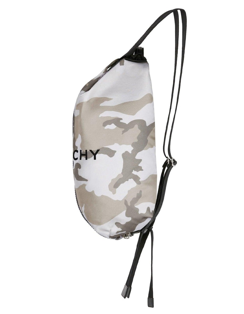 Givenchy Man Adjustable G-zip Nylon Backpack With Camouflage Print - Men - Piano Luigi