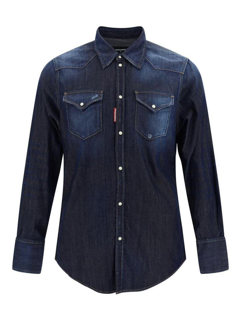 Dsquared2 Classic Westerndenim Shirt - Men - Piano Luigi