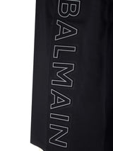 Balmain Black T-shirt With Embossed Logo - Men - Piano Luigi