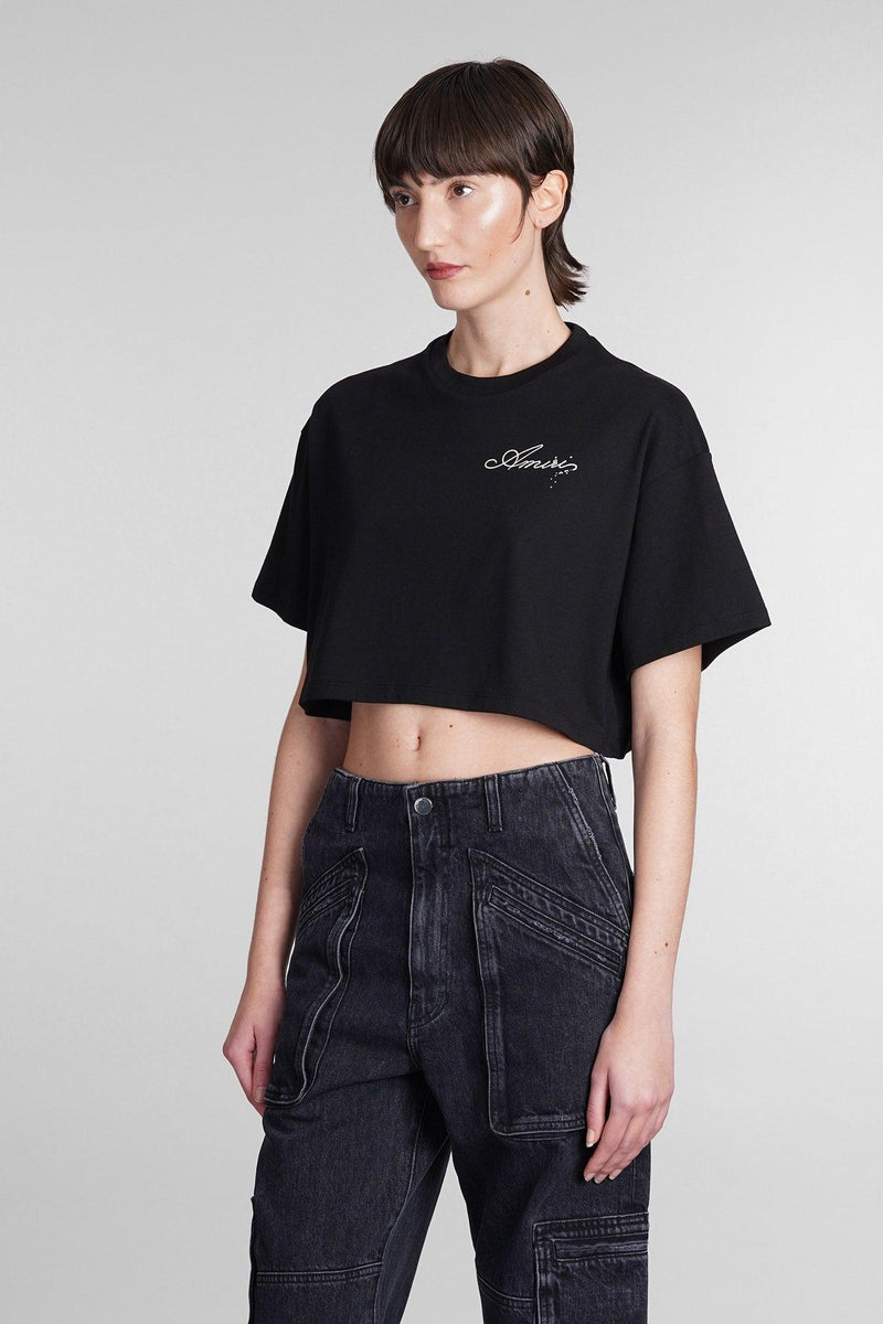 AMIRI T-shirt In Black Cotton - Women - Piano Luigi