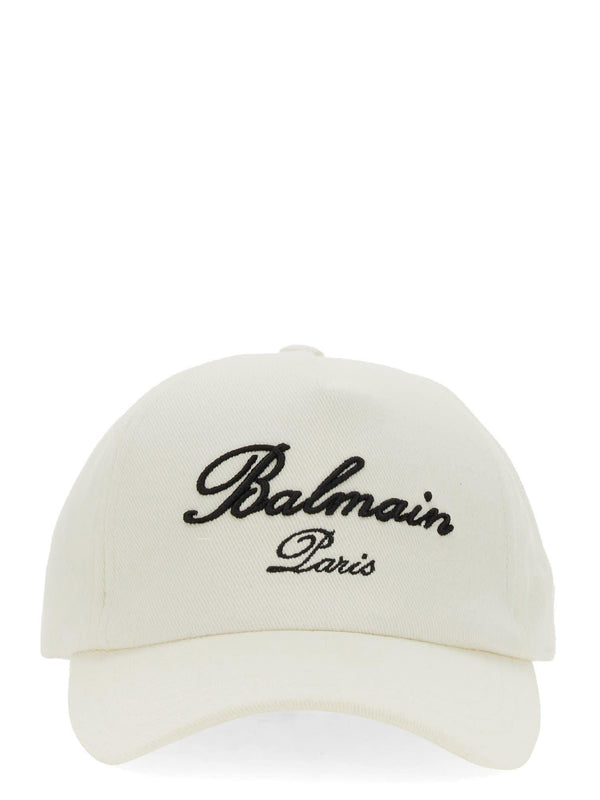 Balmain Baseball Hat With Logo - Women - Piano Luigi