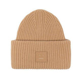 Acne Studios Face Logo Patch Rib-knit Beanie - Men - Piano Luigi