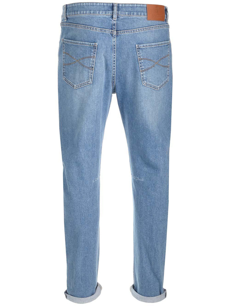 Brunello Cucinelli Light Blue Jeans - Men - Piano Luigi