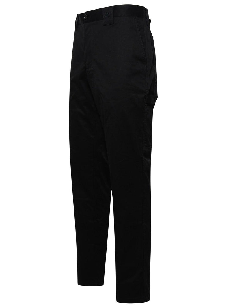 Burberry Denton Black Cotton Pants - Men - Piano Luigi