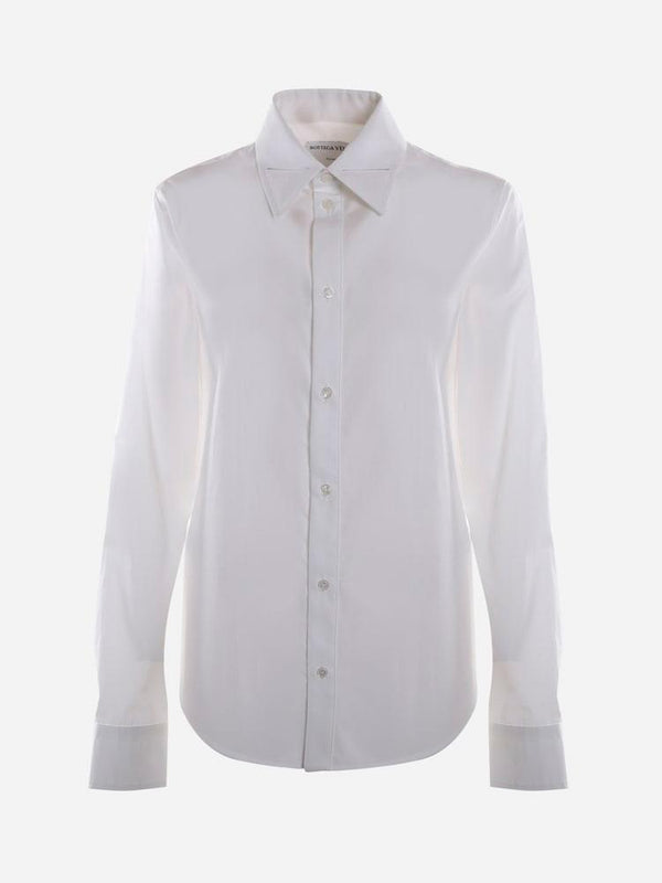 Bottega Veneta Basic Shirt Made Of Cotton - Women - Piano Luigi