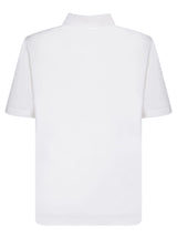 Burberry Knight White Polo Shirt - Men - Piano Luigi