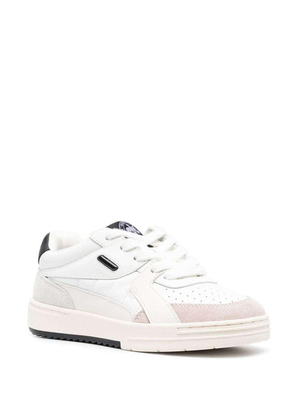 Palm Angels Palm University Low Top Sneakers In White And Black Sneakers Woman - Women - Piano Luigi