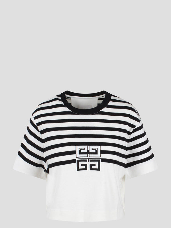 Givenchy 4g Stripes Cotton T-shirt - Women - Piano Luigi