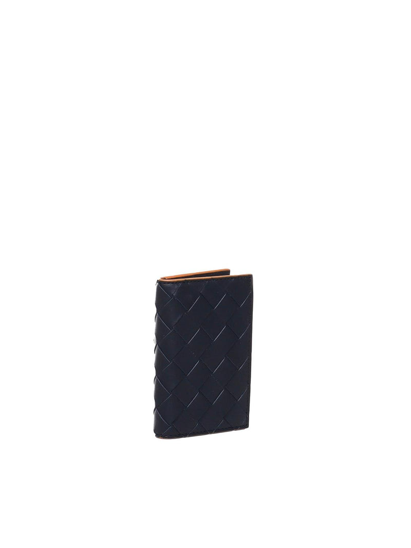 Bottega Veneta Card Holder With Woven Flap - Men - Piano Luigi