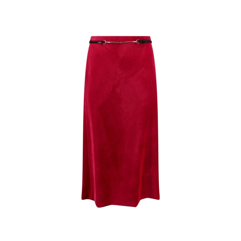 Gucci Velvet Bloom Midi Skirt - Women - Piano Luigi