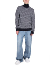 Balmain Two-tone Wool Blend Sweater - Men - Piano Luigi