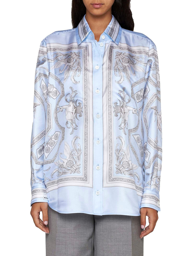 Burberry Ivanna Print Silk Shirt - Women - Piano Luigi