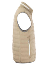 Brunello Cucinelli Sleeveless Down Jacket In Membranated Nylon - Men - Piano Luigi