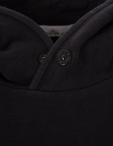 Stone Island Black Sweatshirt With Lined Hoodie - Men - Piano Luigi