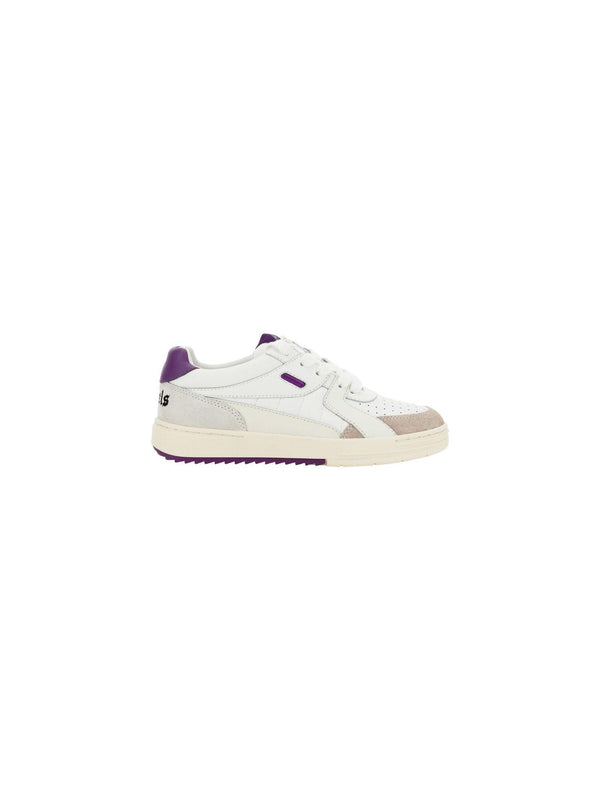 Palm Angels White And Purple University Sneakers - Women - Piano Luigi