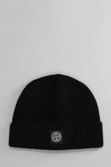 Stone Island Hats In Black Wool - Men - Piano Luigi