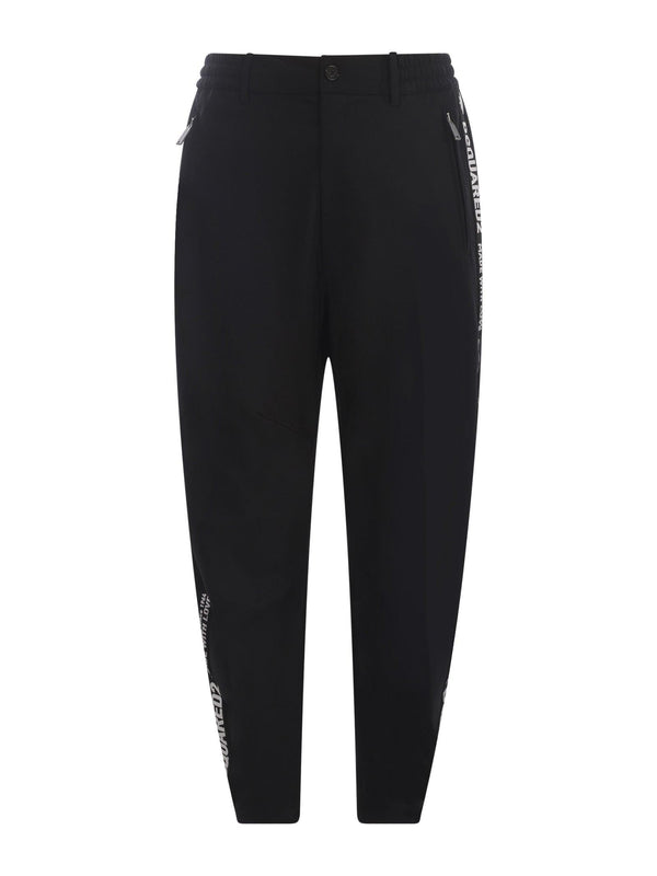 Trousers Dsquared2 In Polyester And Wool Blend - Men - Piano Luigi