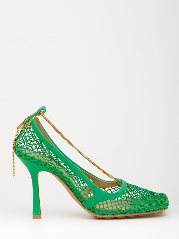 Bottega Veneta Green Stretch Sandals - Women - Piano Luigi