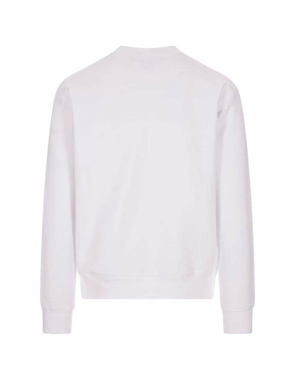 Dsquared2 D2 Cool Sweatshirt In White - Men - Piano Luigi