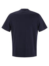 Brunello Cucinelli Slim Fit Crew-neck T-shirt In Cotton Jersey With Logo - Men - Piano Luigi