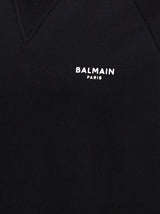 Balmain Flocked Logo Sweatshirt - Men - Piano Luigi