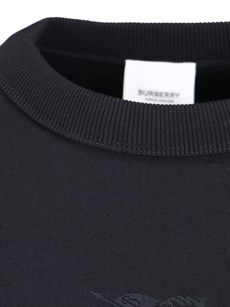 Burberry Ekd Black Crew-neck Sweatshirt - Men - Piano Luigi