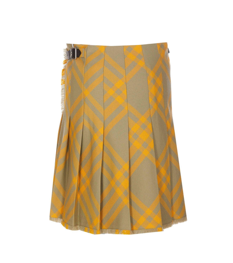 Burberry Check Kilt Skirt - Women - Piano Luigi