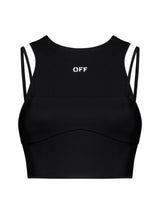 Off-White Topwear In Black Viscose - Women - Piano Luigi