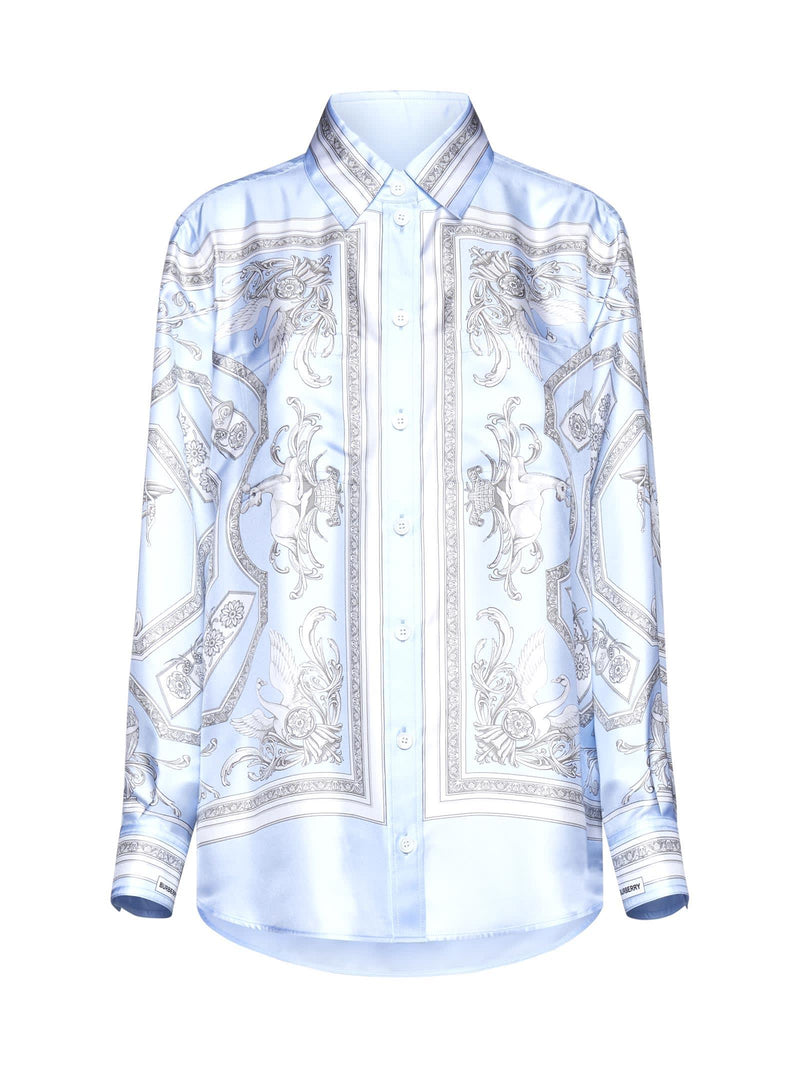 Burberry Ivanna Print Silk Shirt - Women - Piano Luigi