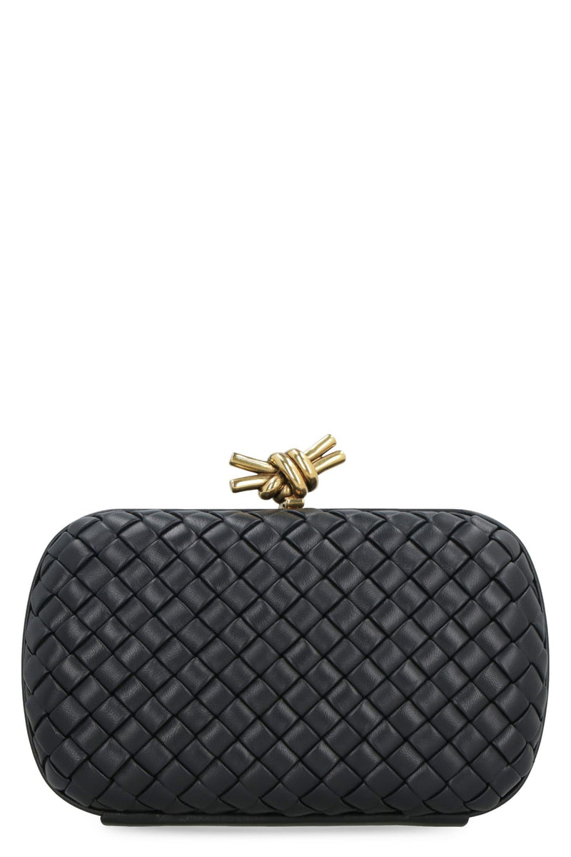 Bottega Veneta Knot Leather Clutch