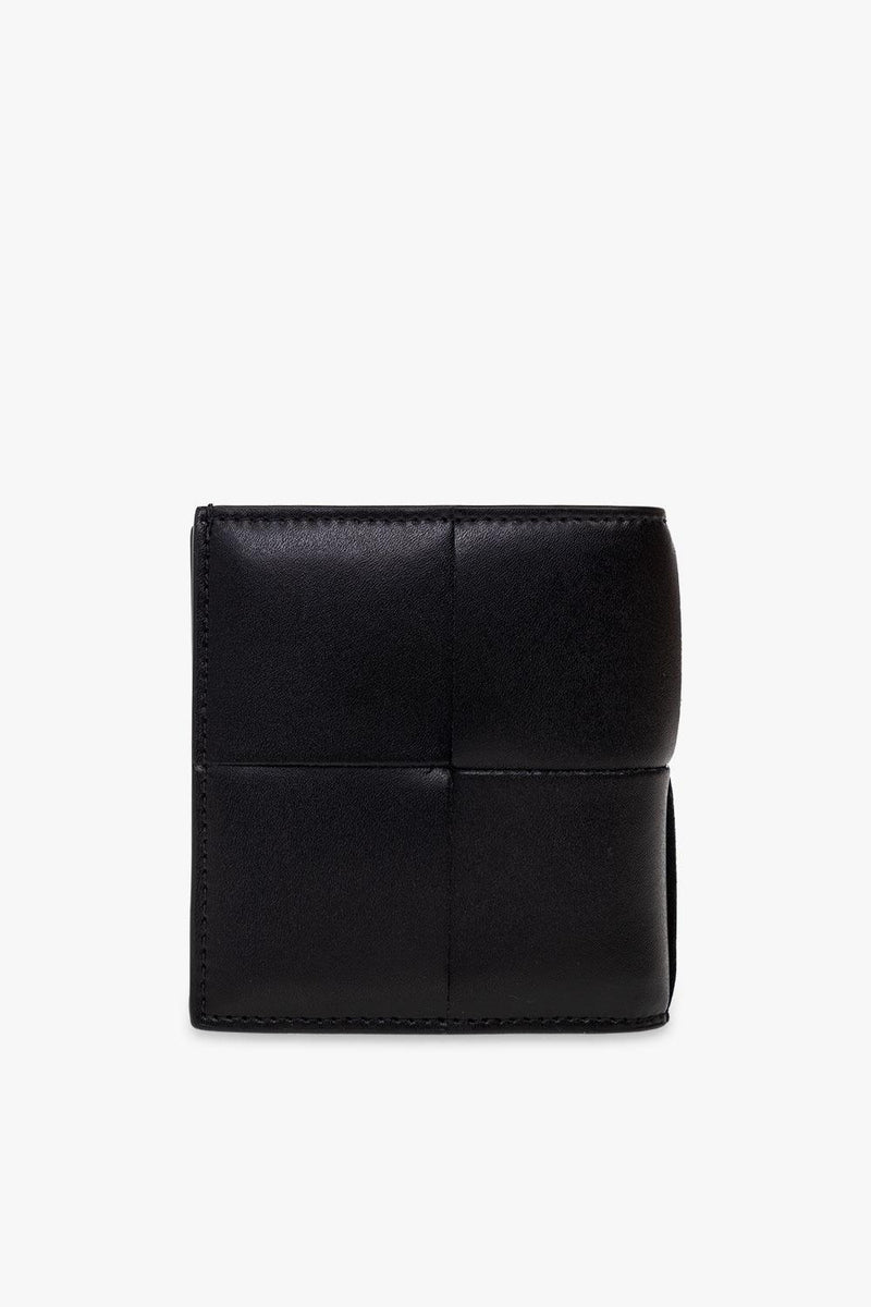 Bottega Veneta Leather Folding Wallet - Men - Piano Luigi