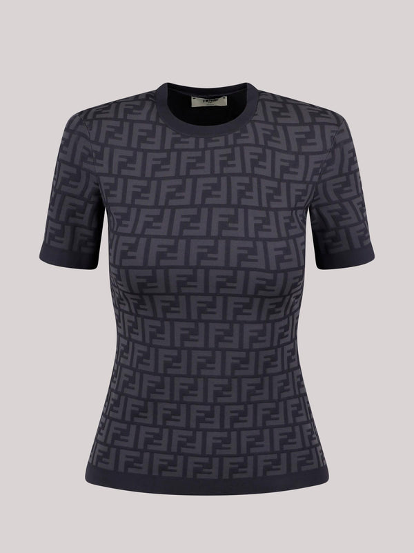 Fendi All-over Ff Pattern T-shirt - Women - Piano Luigi