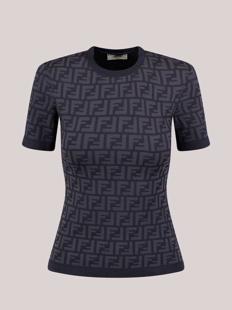 Fendi All-over Ff Pattern T-shirt - Women - Piano Luigi