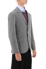 Brunello Cucinelli Herringbone Wool And Cashmere Blazer - Men - Piano Luigi