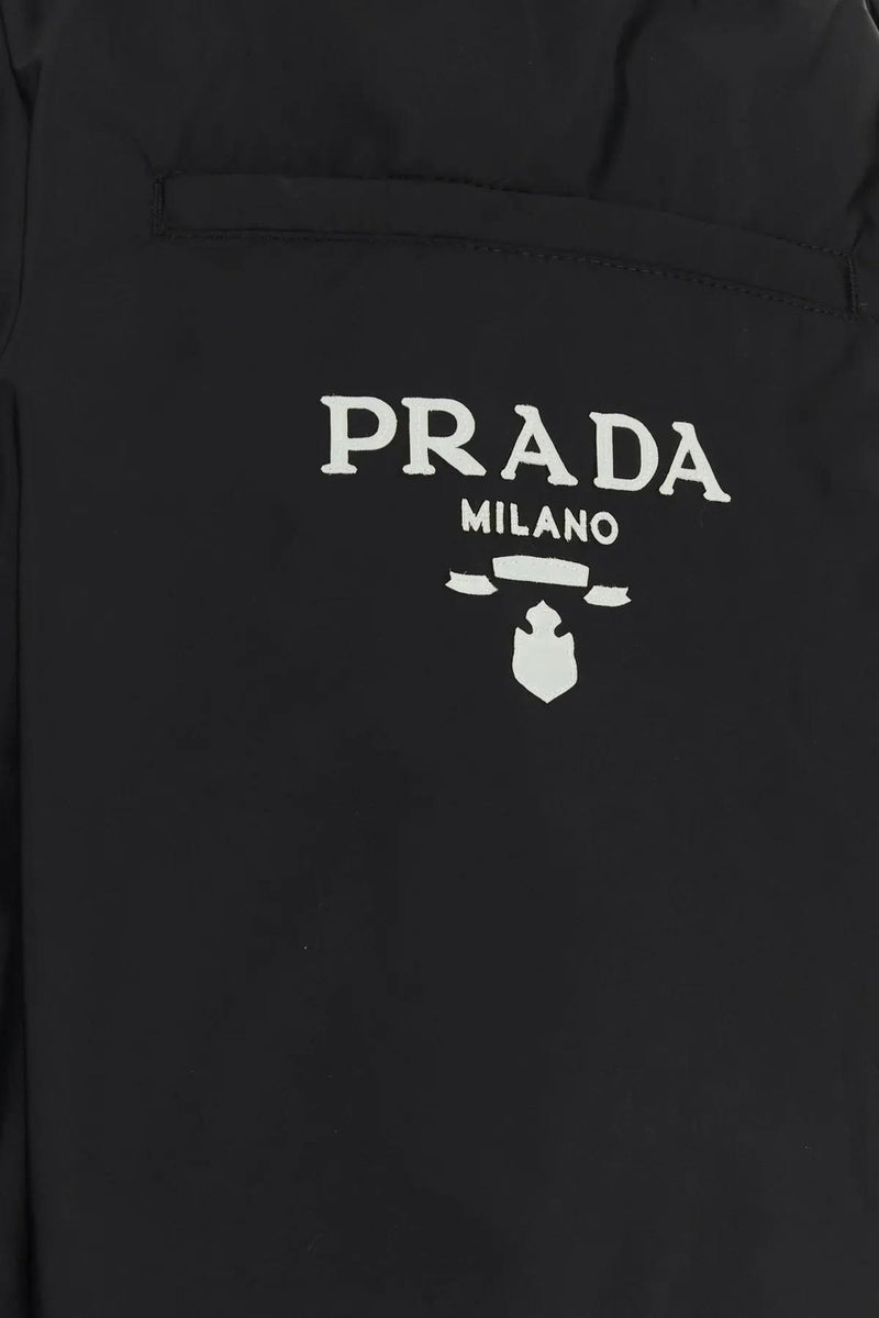 Prada Black Re-nylon Bermuda Shorts - Men - Piano Luigi