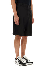 Prada Black Re-nylon Bermuda Shorts - Men - Piano Luigi