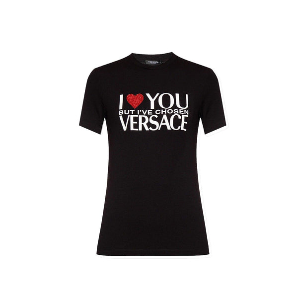 Versace Printed Logo T-shirt - Women - Piano Luigi