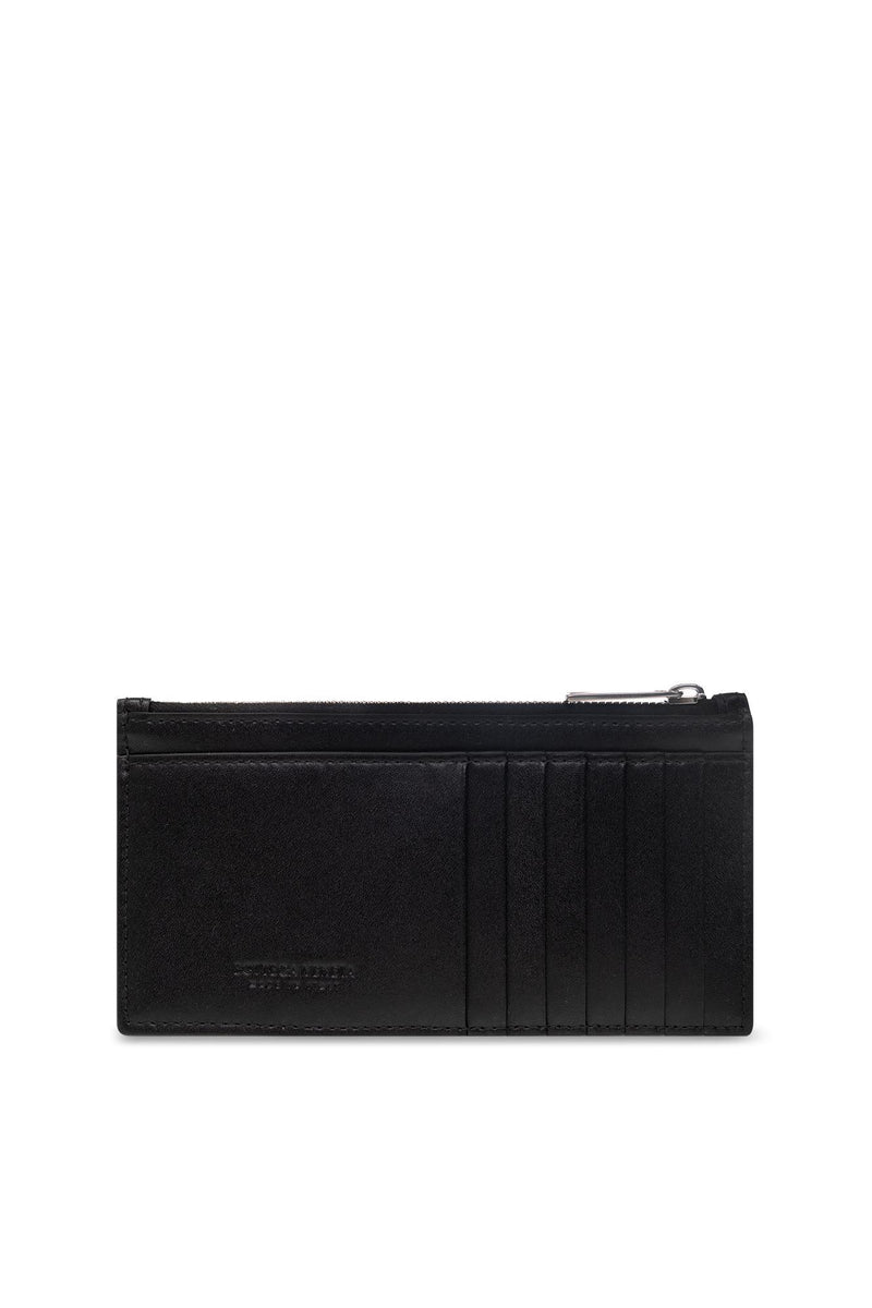 Bottega Veneta Leather Card Case - Men - Piano Luigi