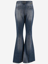 Balmain Jeans In Blue Cotton - Women - Piano Luigi