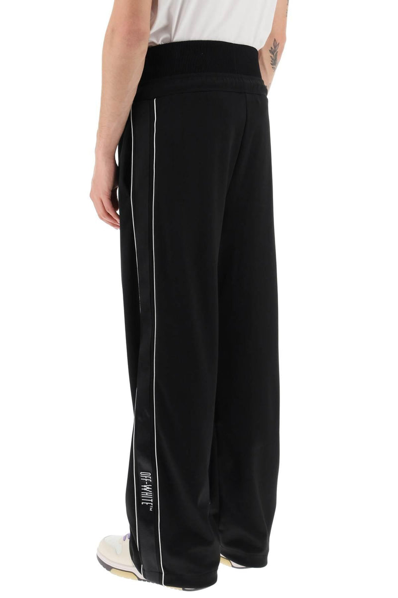 Off-White Track Pants With Logo Bands - Men - Piano Luigi