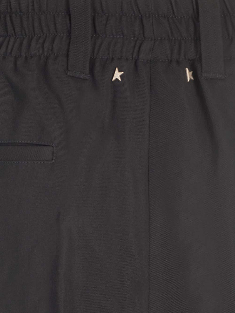 Golden Goose Black Wool Jogging Trousers - Men - Piano Luigi