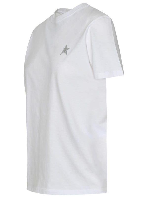 Golden Goose Star White Cotton T-shirt - Women - Piano Luigi