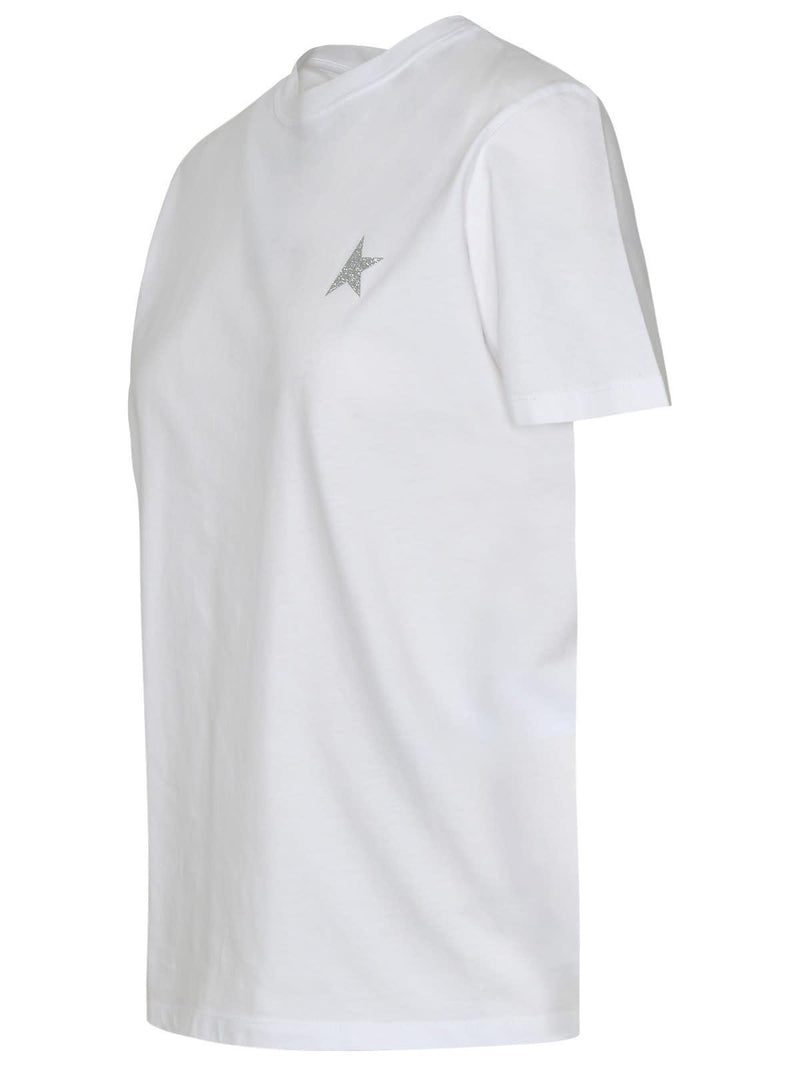 Golden Goose Star White Cotton T-shirt - Women - Piano Luigi