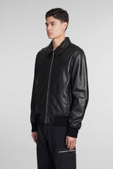 Givenchy Bomber In Black Leather - Men - Piano Luigi