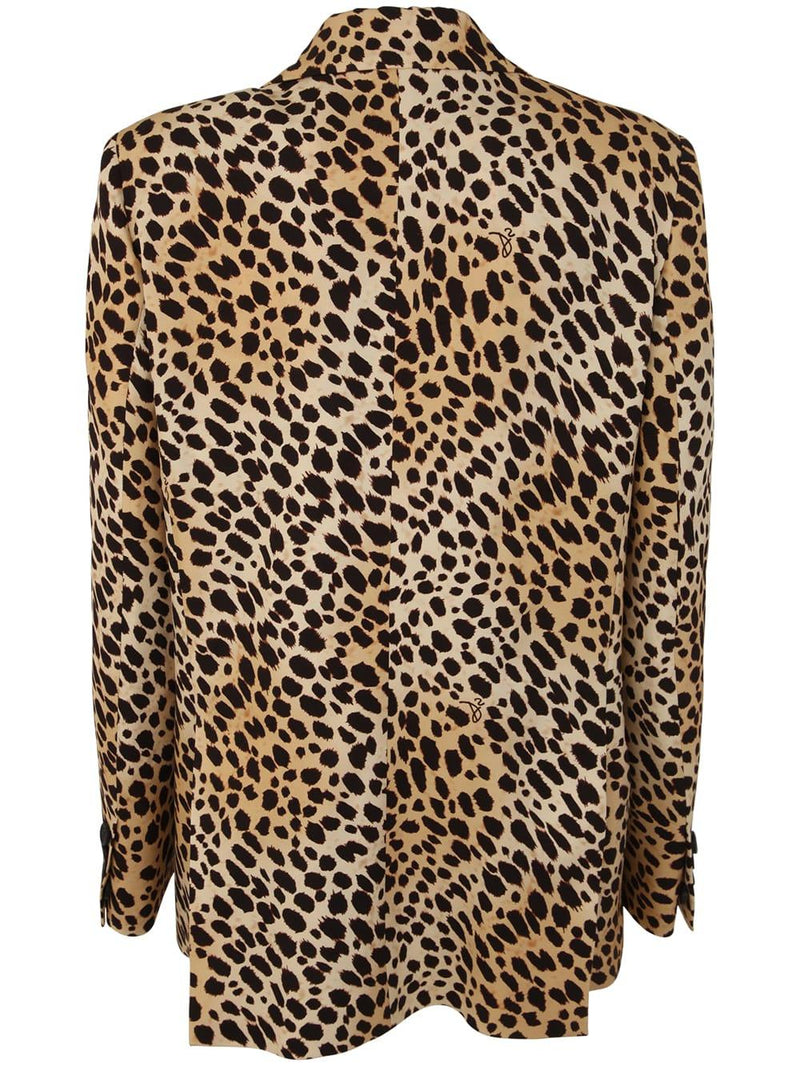 Dsquared2 Blazer With Animal Motif - Women - Piano Luigi