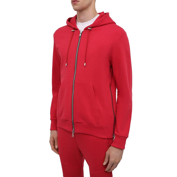 Balmain Hooded Zipped Sweatshirt - Men - Piano Luigi